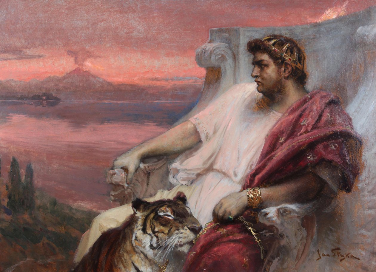 Nero Baiae-ban, szerző: Styka, jan alkotó: Jan Styka