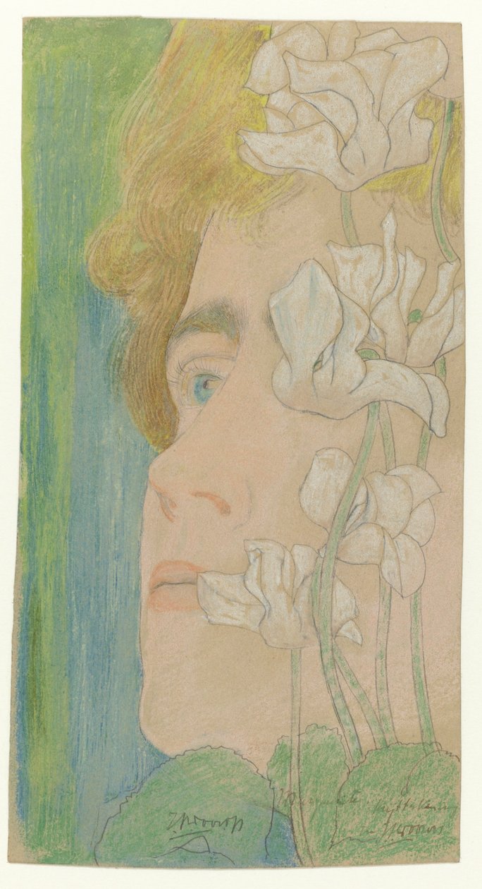 Daisy, 1900 körül alkotó: Jan Toorop