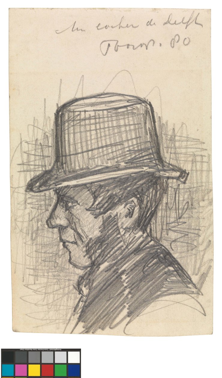 Egy kocsis Delftben alkotó: Jan Toorop