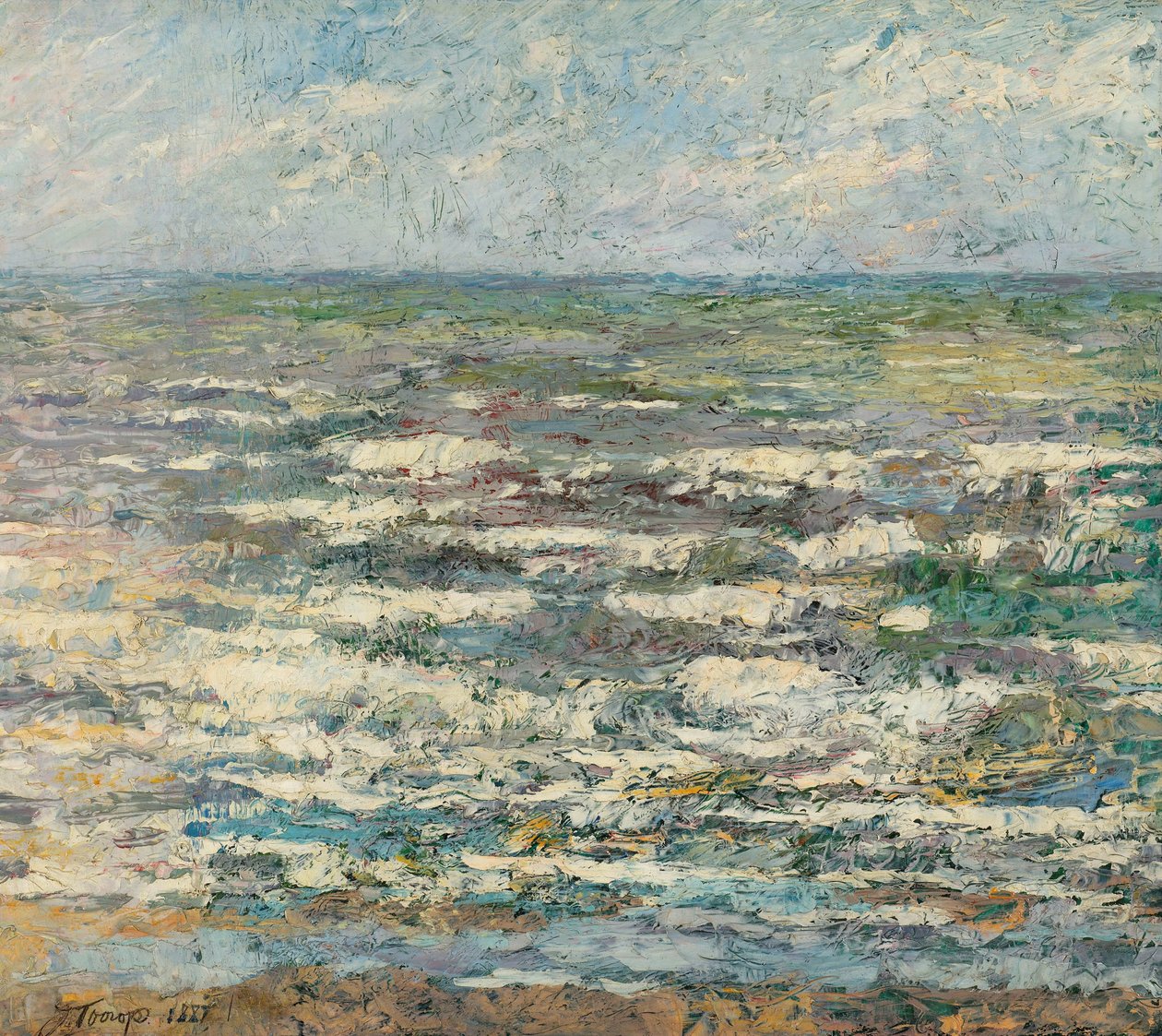 A tenger Tenger Katwijkban alkotó: Jan Toorop