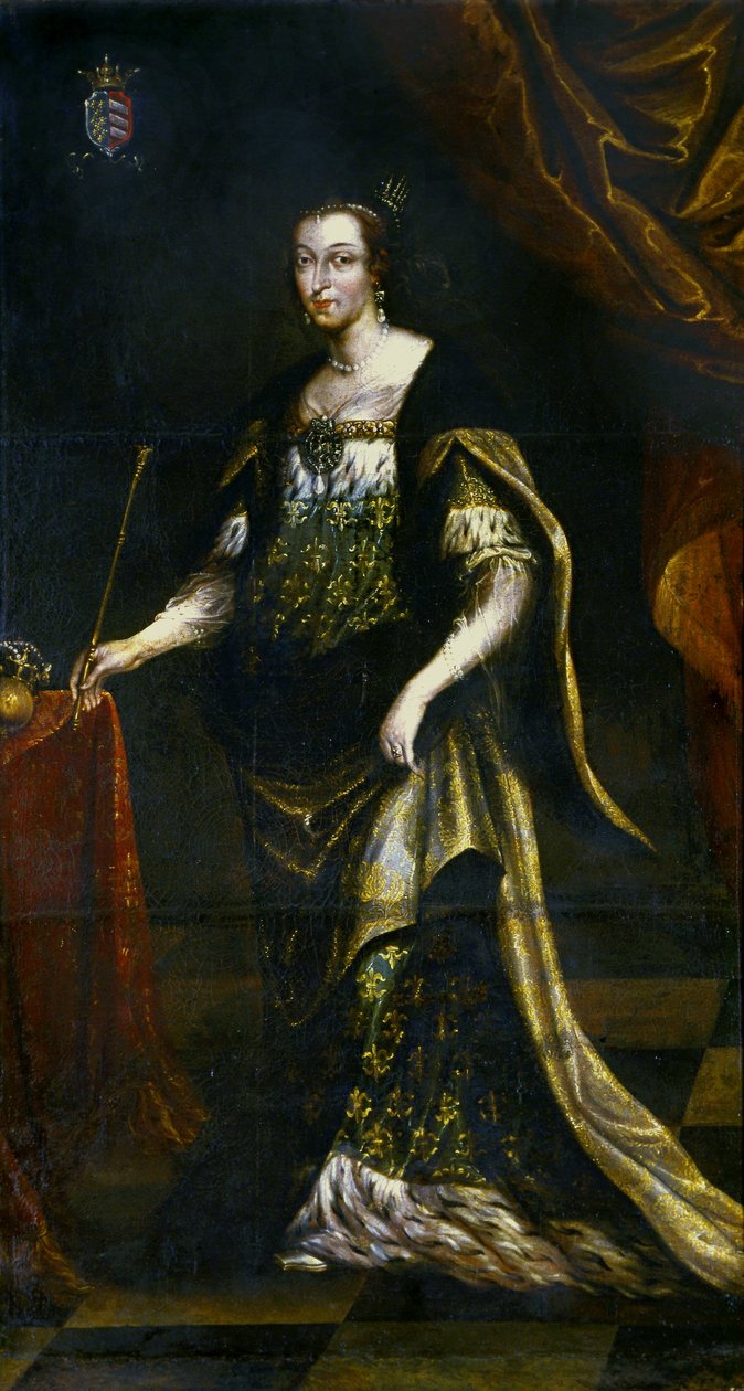 Jadwiga királyné portréja. alkotó: Jan Tricius