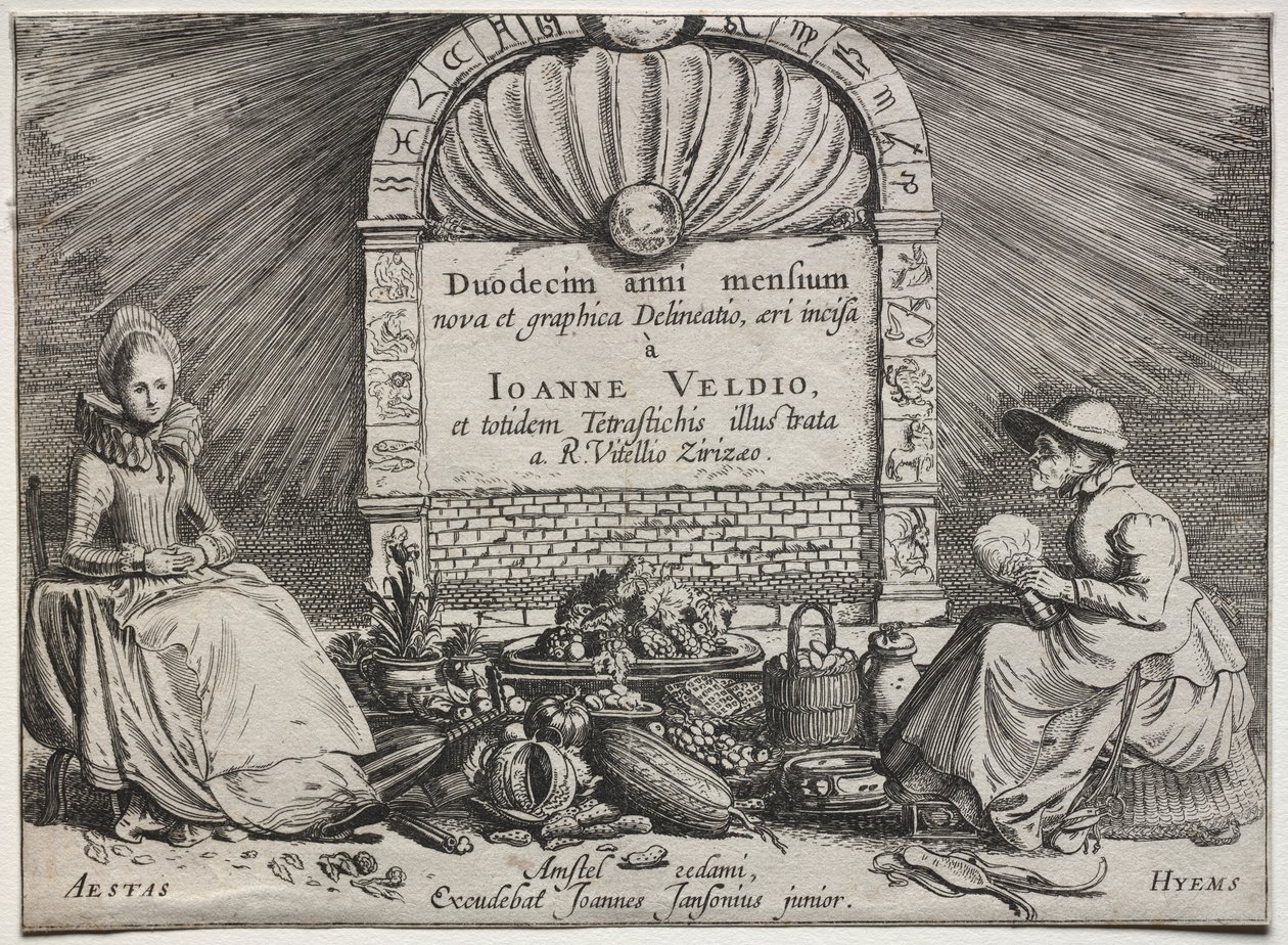 A tizenkét hónap. alkotó: Jan Van de Velde