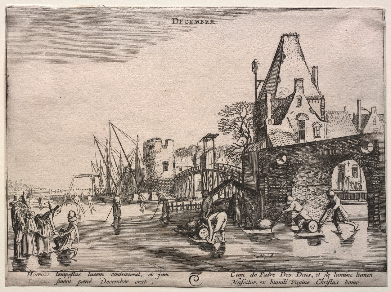 A tizenkét hónap: december. alkotó: Jan Van de Velde