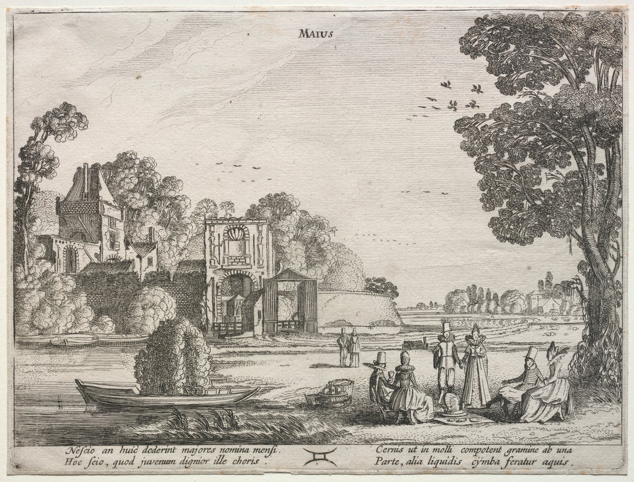 A tizenkét hónap: május. alkotó: Jan Van de Velde
