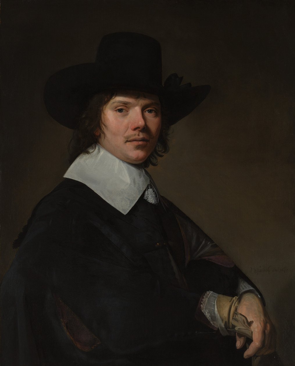 Férfi portré, 1645. alkotó: Jan Verspronck