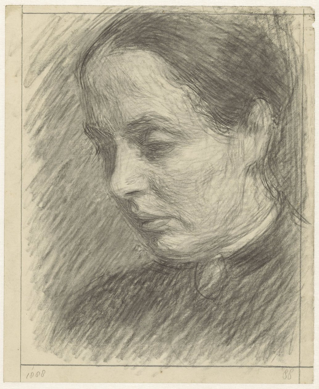 Miss S. Dirks portréja alkotó: Jan Veth