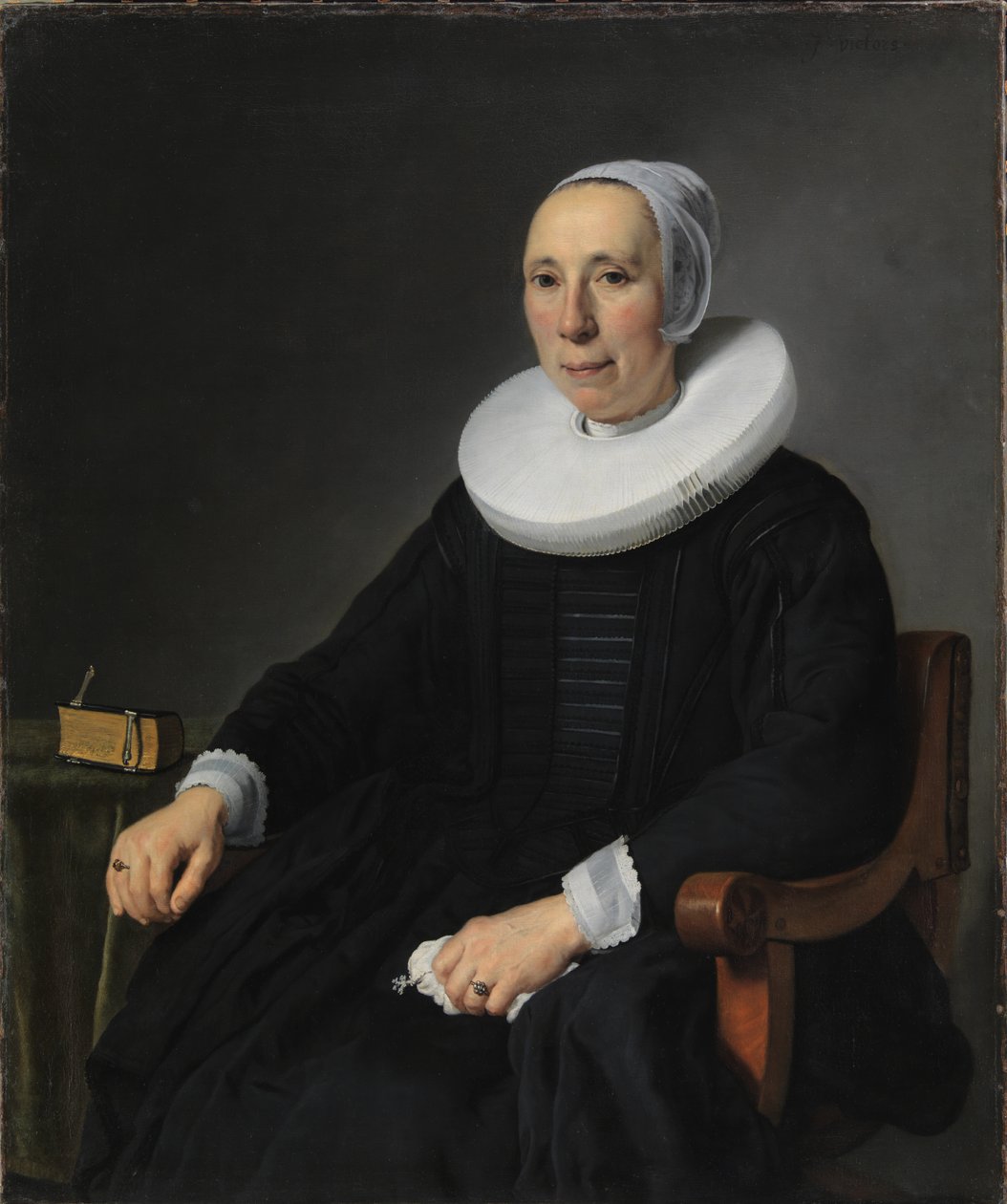Egy hölgy portréja alkotó: Jan Victors
