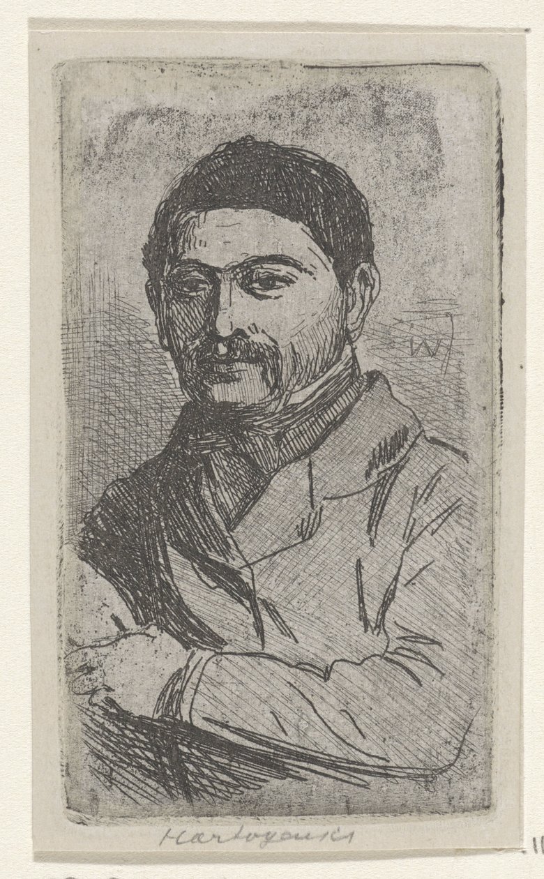 Hartogensis József portréja alkotó: Jan Weissenbruch