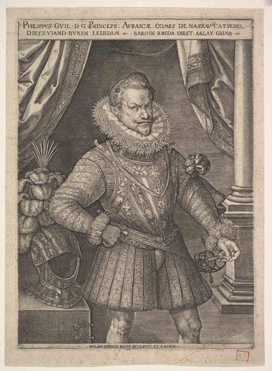 Orániai Philip Vilmos. alkotó: Jan Wierix