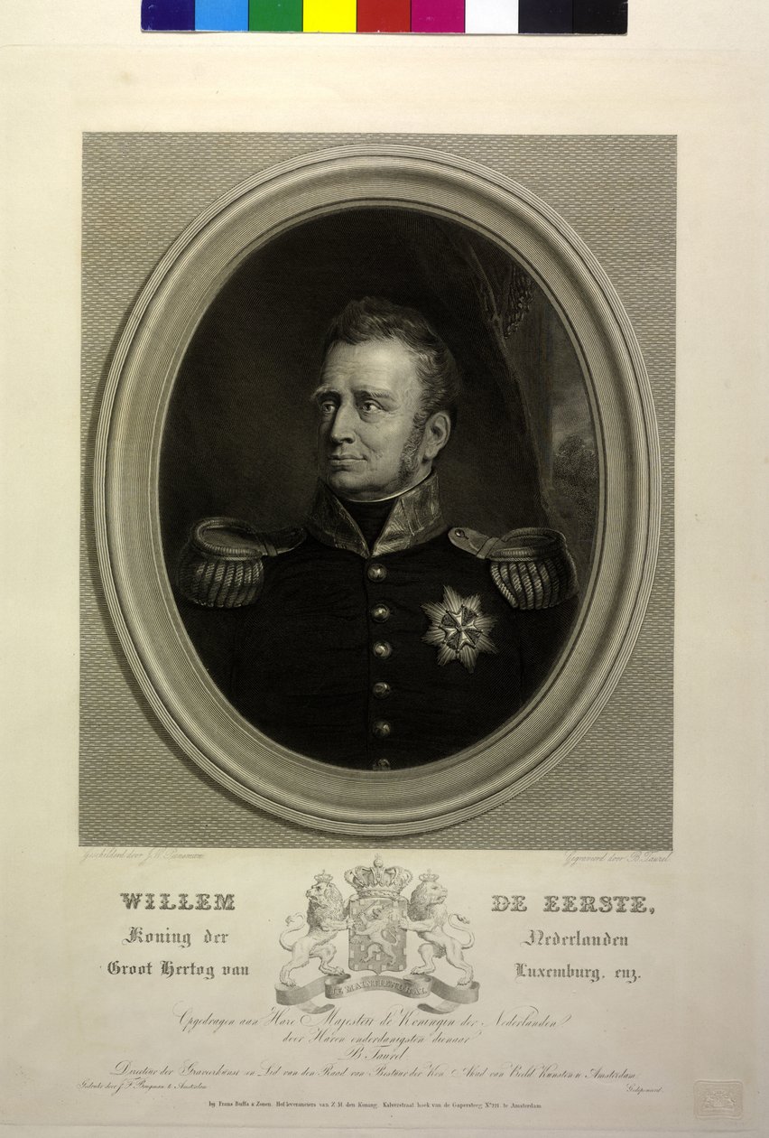 Hollandia királya I. Vilmos alkotó: Jan Willem Pieneman
