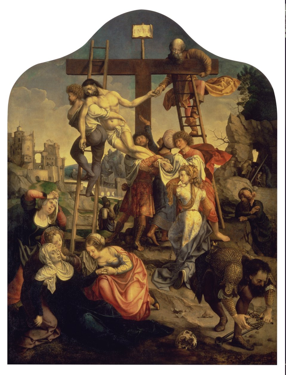 A lerakódás, 1520 körül alkotó: Jan Gossaert