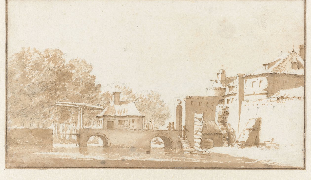 Koepoort Leidenben alkotó: Jan de Bisschop