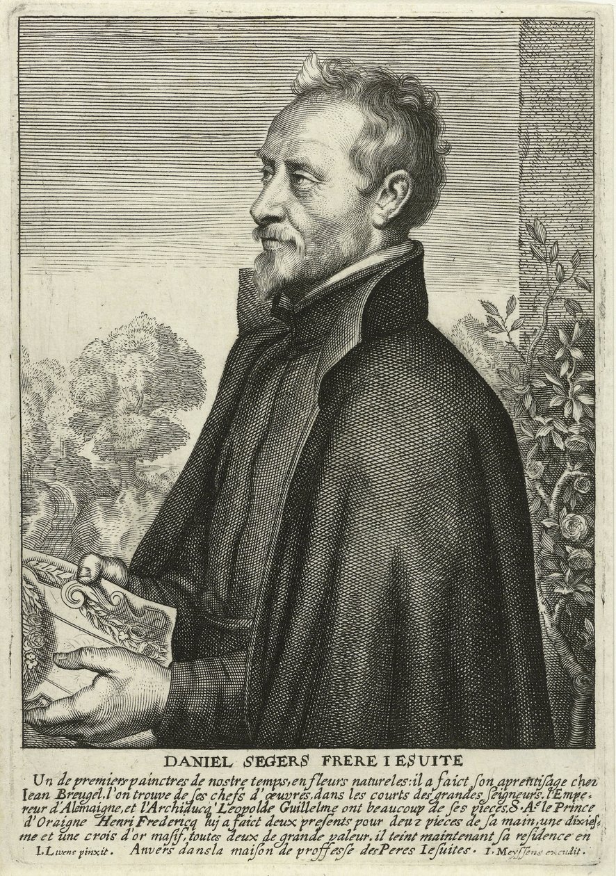 Daniel Segers (metszet) alkotó: Jan the Elder (after) Lievens
