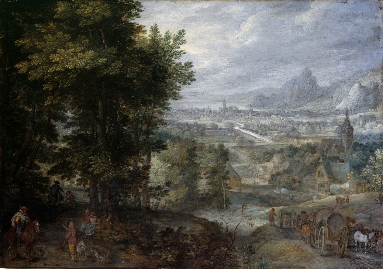 Erdős táj alkotó: Jan the Elder Brueghel