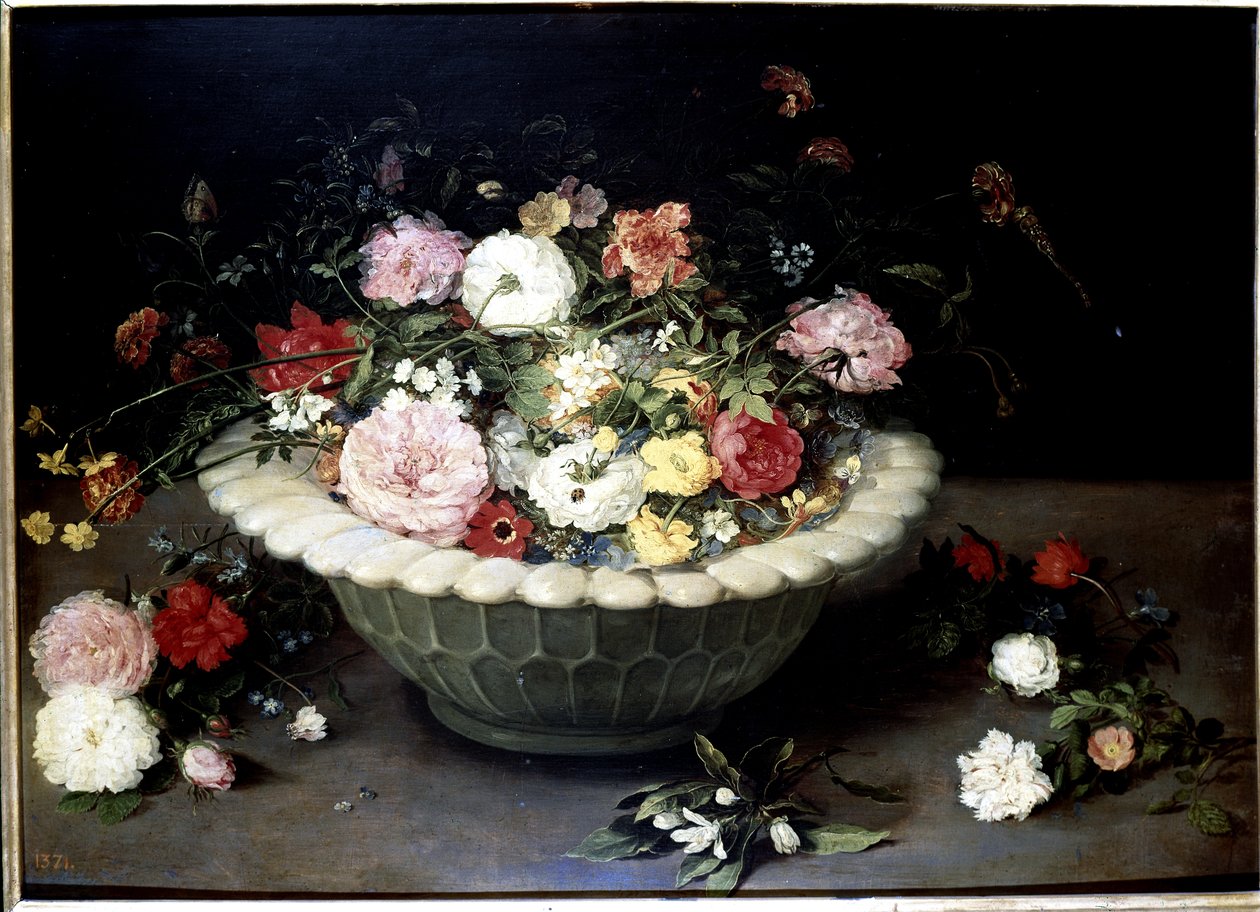 Virágok egy vázában alkotó: Jan the Elder Brueghel