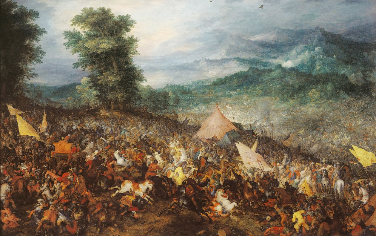 A gaugamelai csata alkotó: Jan the Elder Brueghel