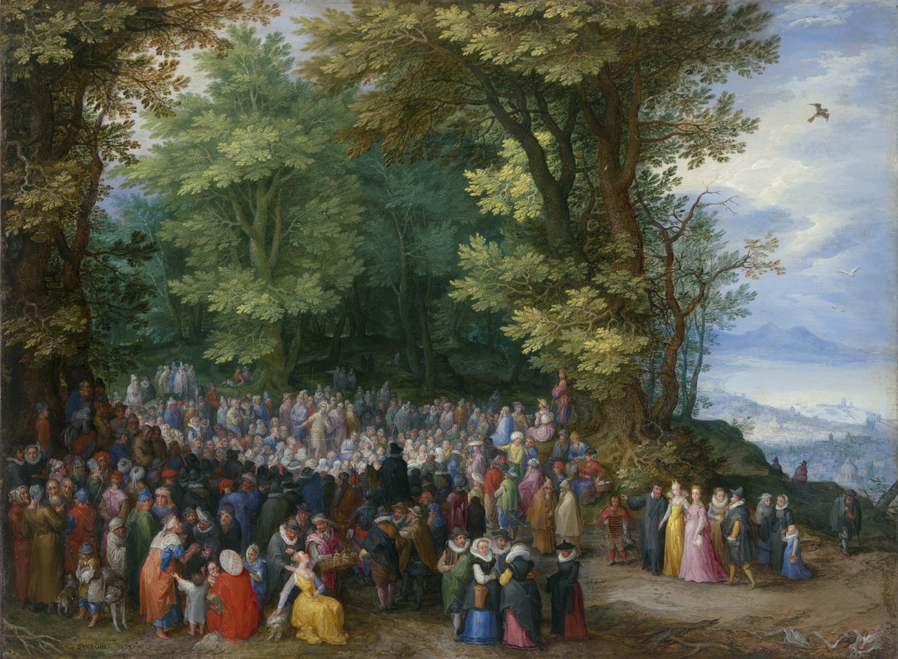 A hegyi beszéd alkotó: Jan the Elder Brueghel