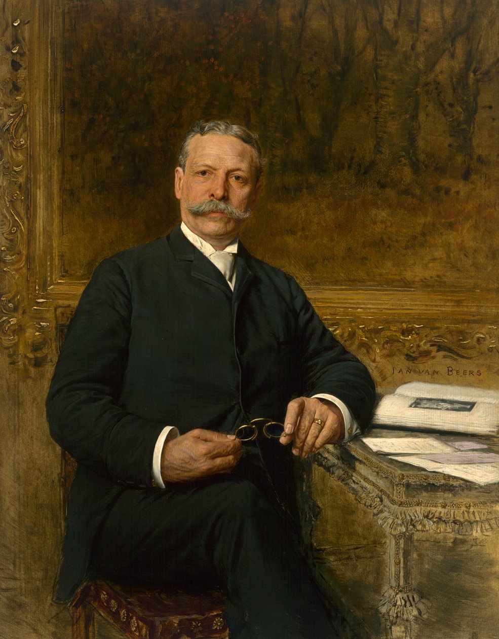 Charles Tyson Yerkes, c. 1893. alkotó: Jan van Beers
