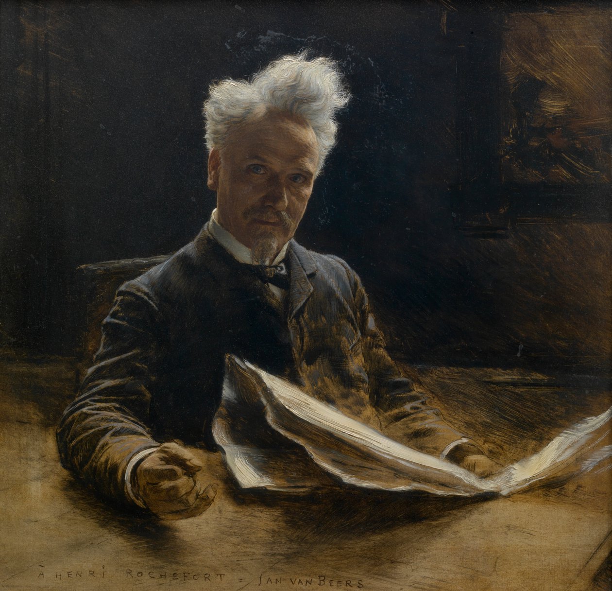 Henri Rochefort (olaj, vászon) alkotó: Jan van Beers