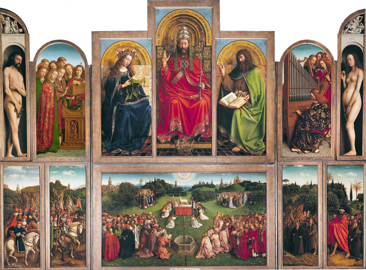 Genti oltárkép alkotó: Jan van Eyck
