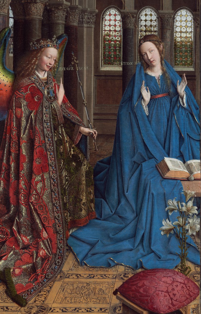 Az Annunciáció alkotó: Jan van Eyck