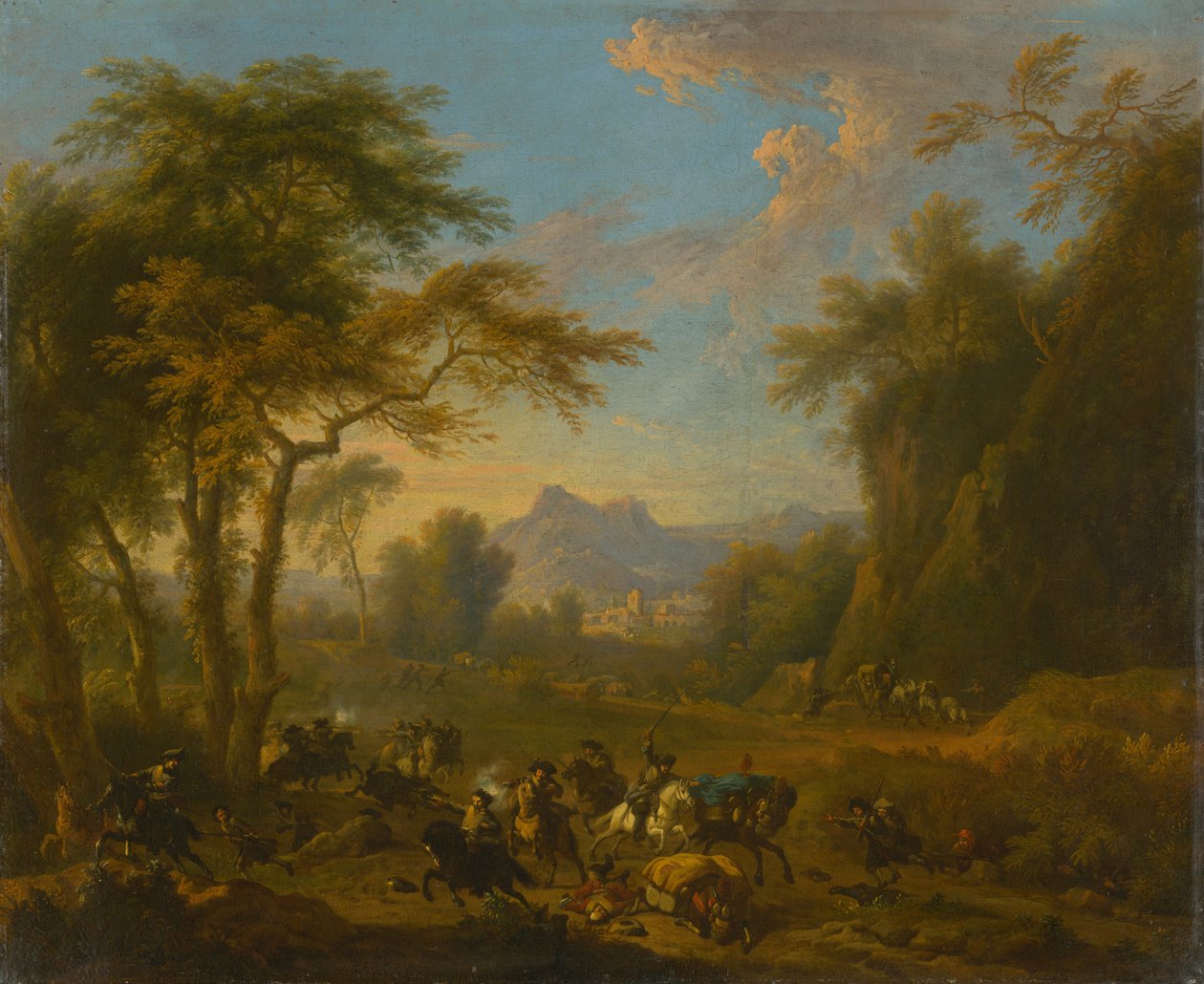 Raid, 1717 körül. alkotó: Jan van Huchtenburgh