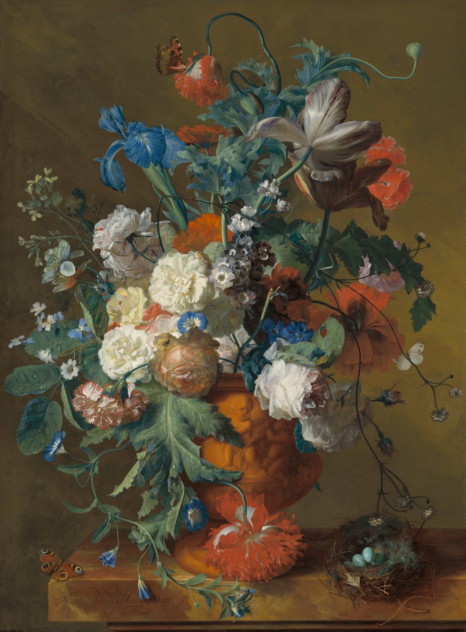 Virágok urnában, c. 17201722. alkotó: Jan van Huysum