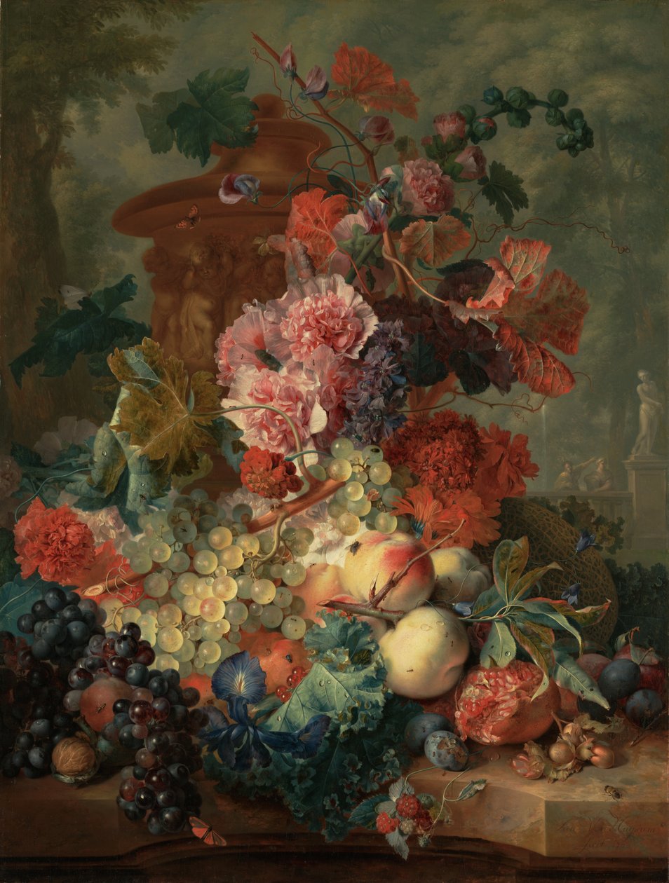 Gyümölcsdarab alkotó: Jan van Huysum