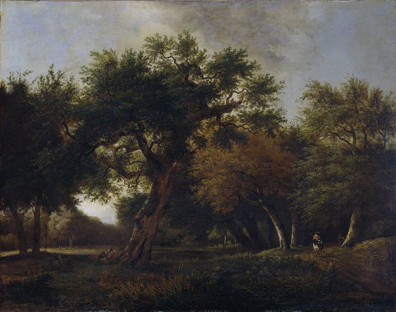 Kilátás az erdőben alkotó: Jan van  Kessel
