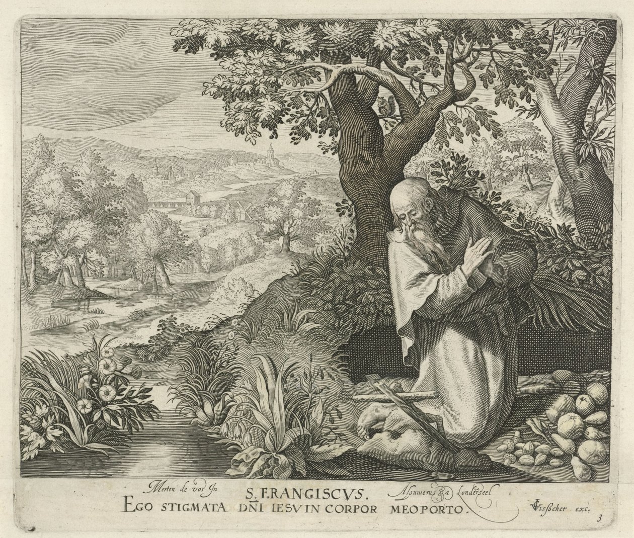 H. Franciscus Heiligen (sorozat címe) alkotó: Jan van Londerseel