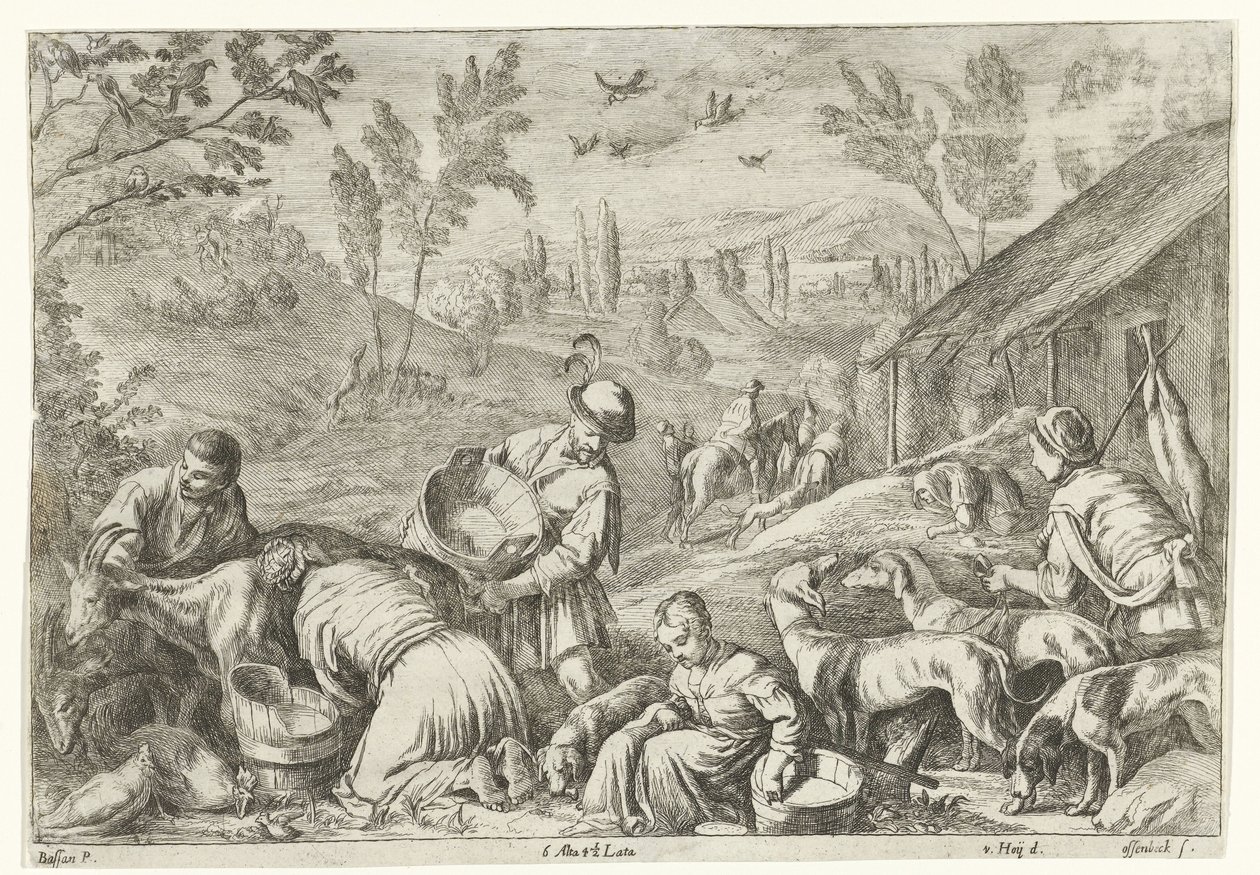 Tavaszi A négy évszak (sorozat címe) alkotó: Jan van Ossenbeeck