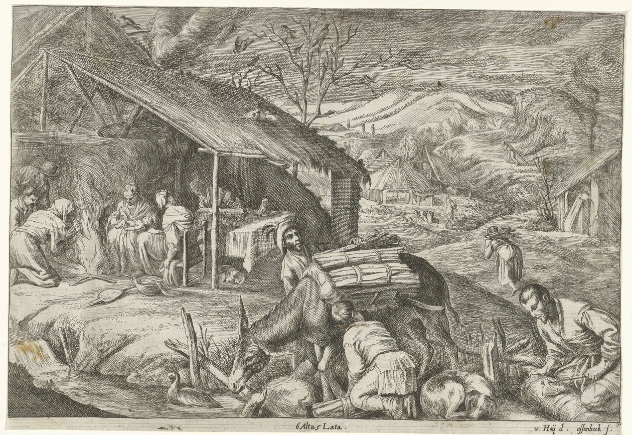 Téli A négy évszak (sorozat címe) alkotó: Jan van Ossenbeeck