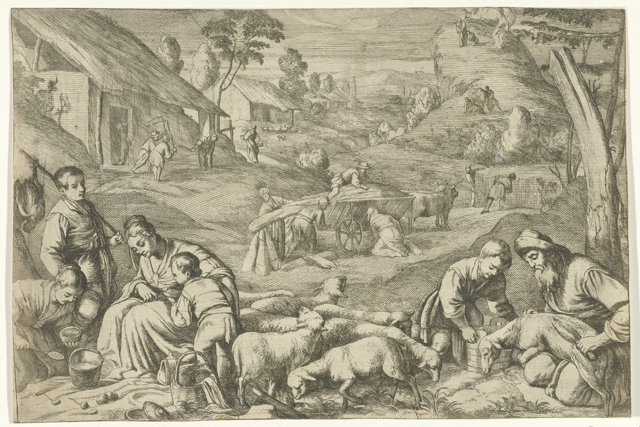 Nyár A négy évszak (sorozat címe) alkotó: Jan van Ossenbeeck