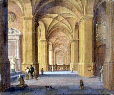 Bemutató a templomban alkotó: Jan van Vucht