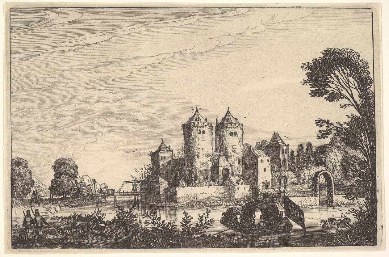 A kastély, kb. 1616. alkotó: Jan van de Velde II