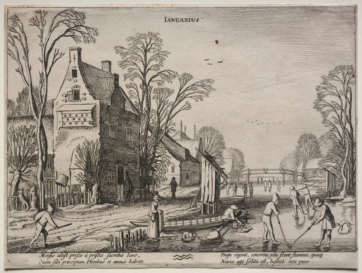 A tizenkét hónap: január alkotó: Jan van de Velde II