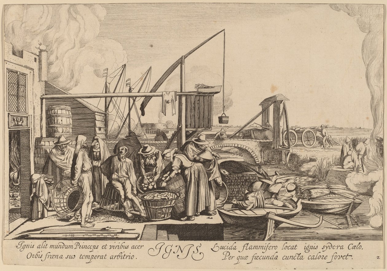 Tűz alkotó: Jan van de Velde II after Willem Buytewech