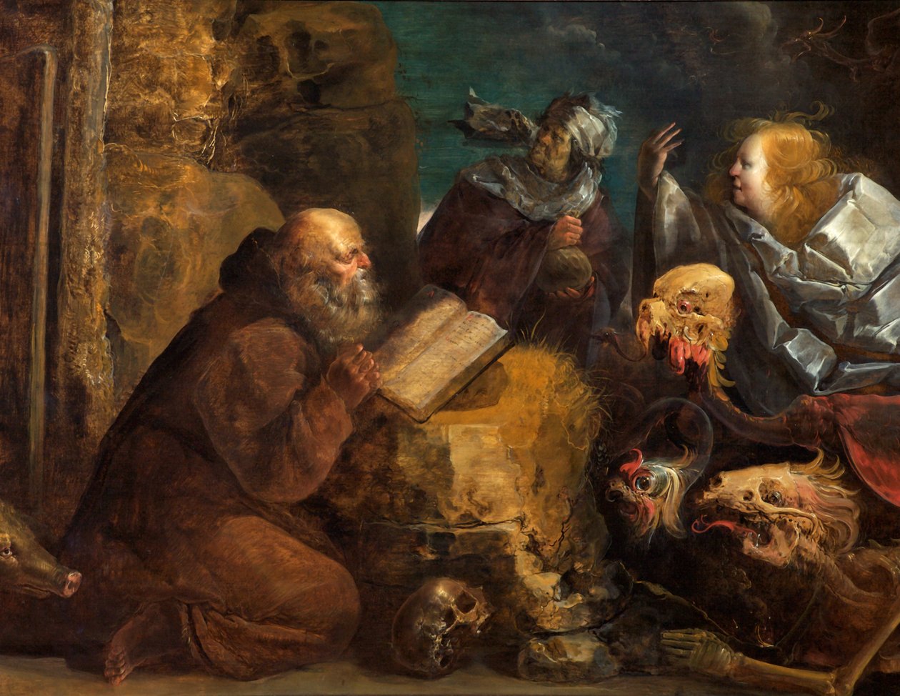 Szent Antal megkísértése alkotó: Jan van de Venne