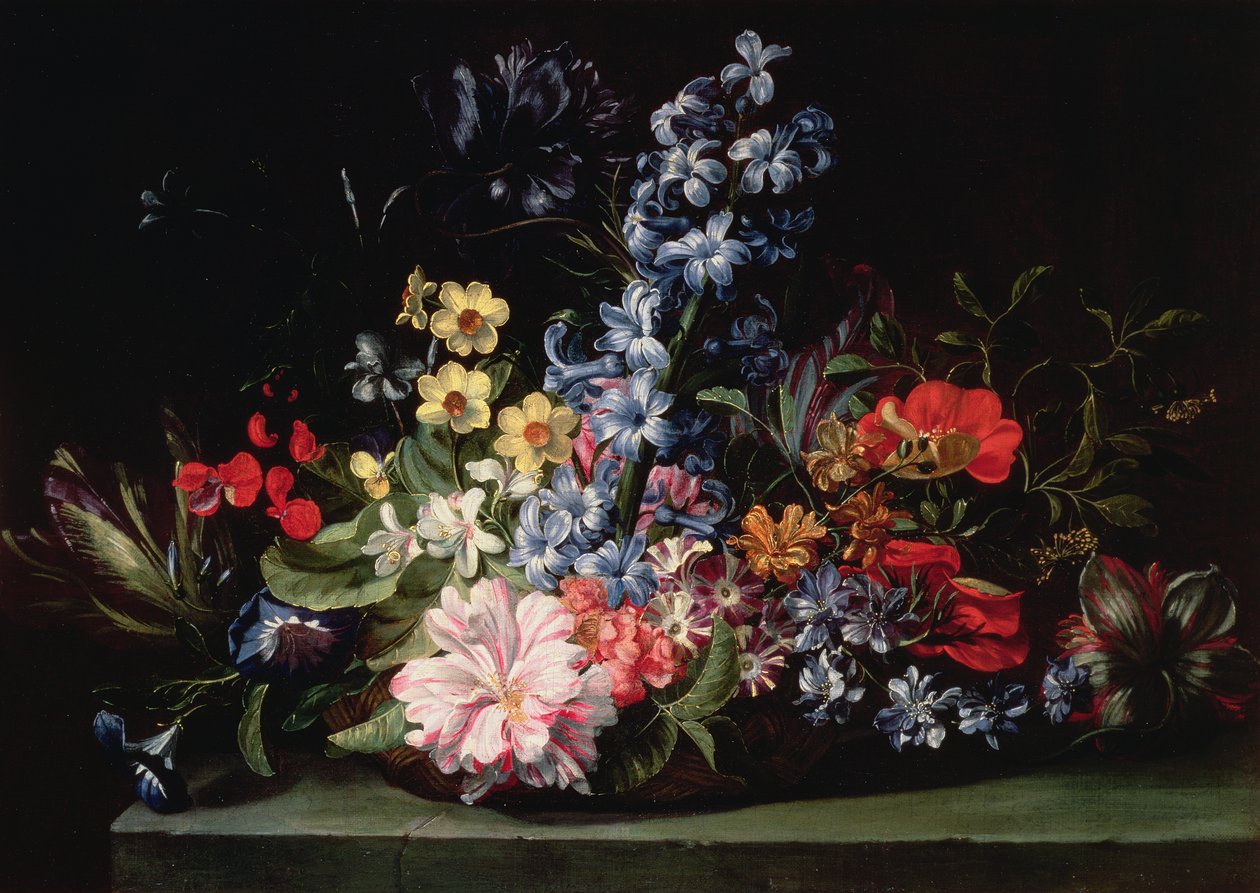 Virágkosár alkotó: Jan van den Hecke
