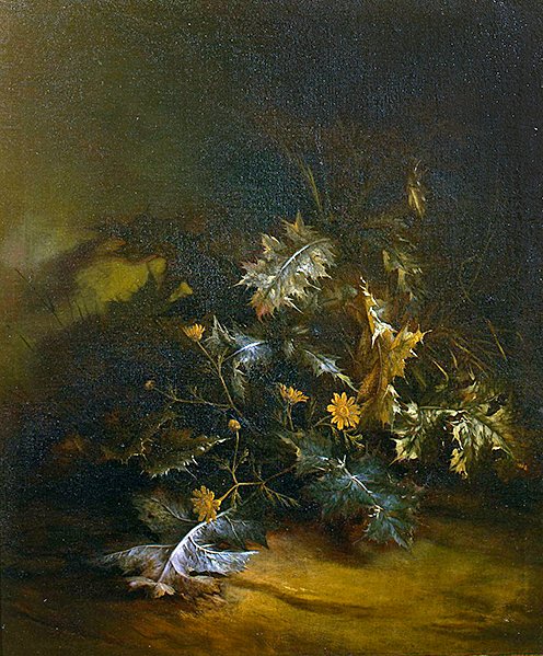 Bogáncs (olaj, vászon) alkotó: Jan van the Elder Kessel