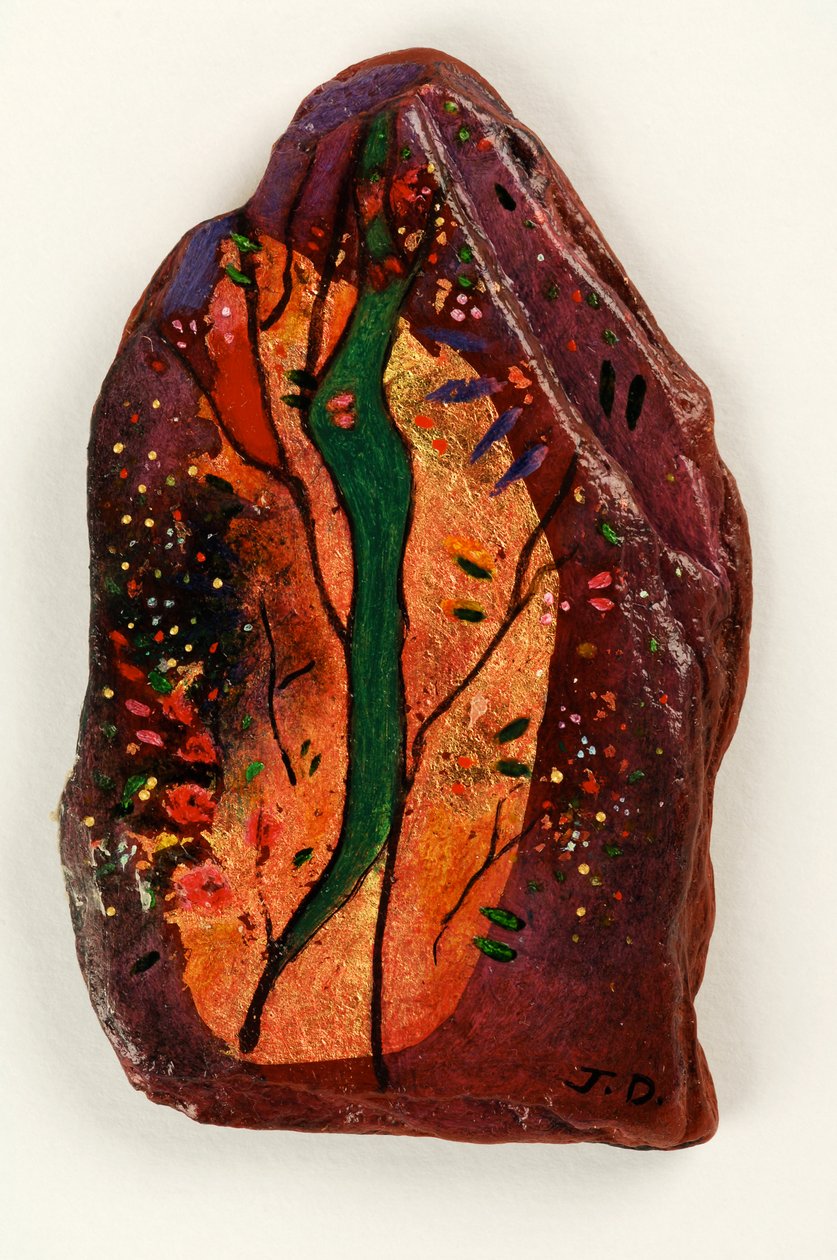 Smaragdfa, 2006 (olaj, pala) alkotó: Jane Deakin