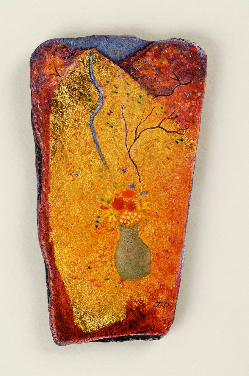 Az Arany-hegy, 2006 (olaj, pala) alkotó: Jane Deakin