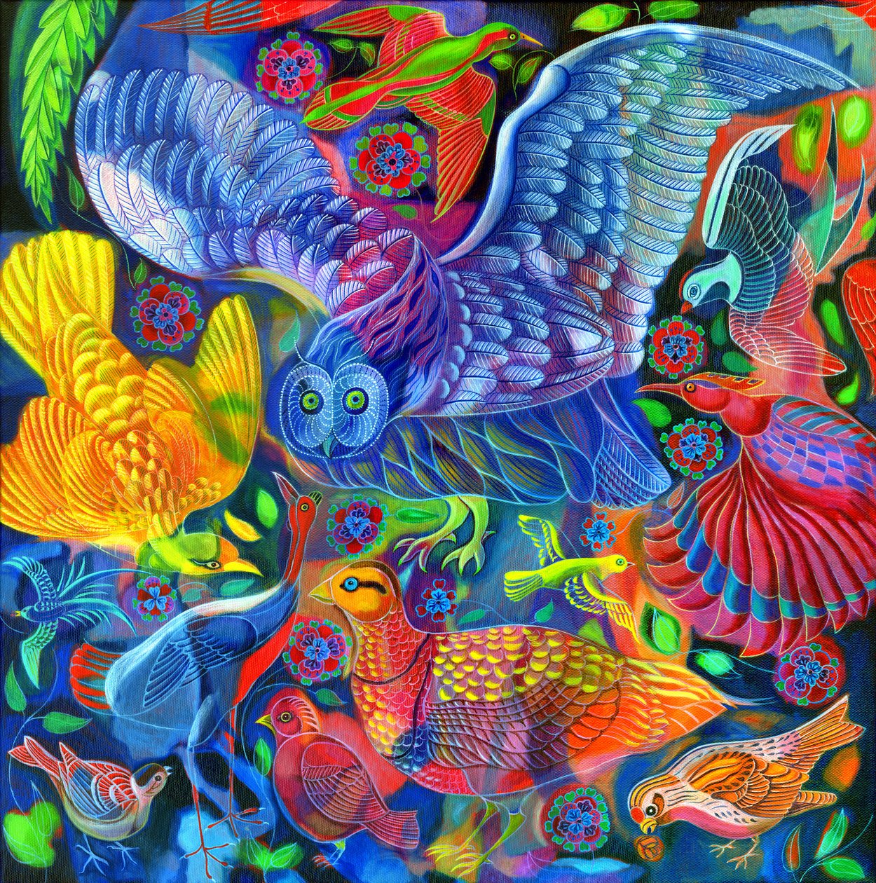 Madarak, 2010, alkotó: Jane Tattersfield