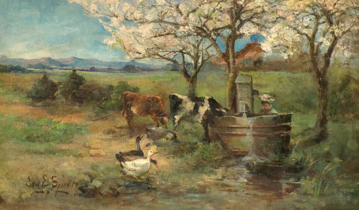 Tavasz (olaj, vászon) alkotó: Jane Elizabeth Spindler
