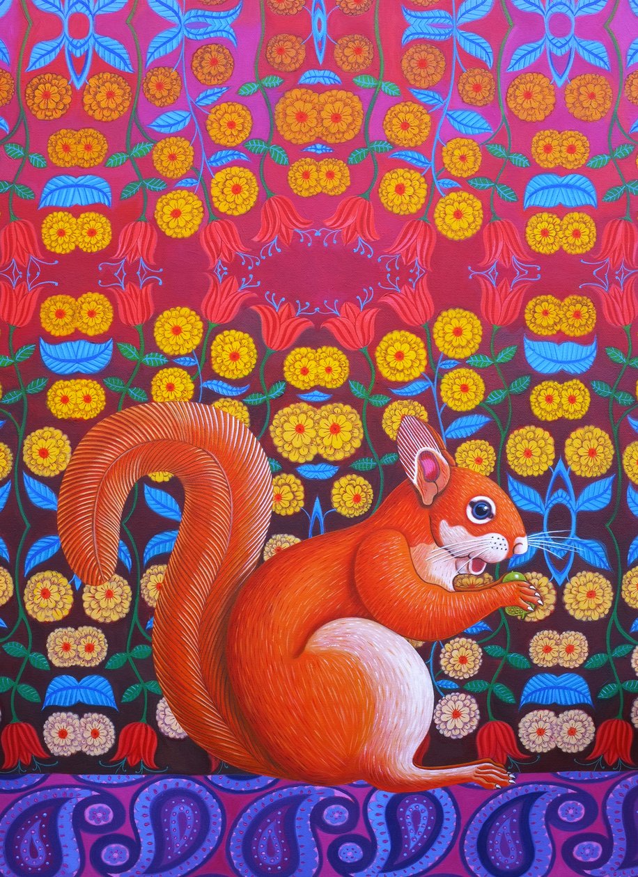 Vörös mókus, 2014, alkotó: Jane Tattersfield