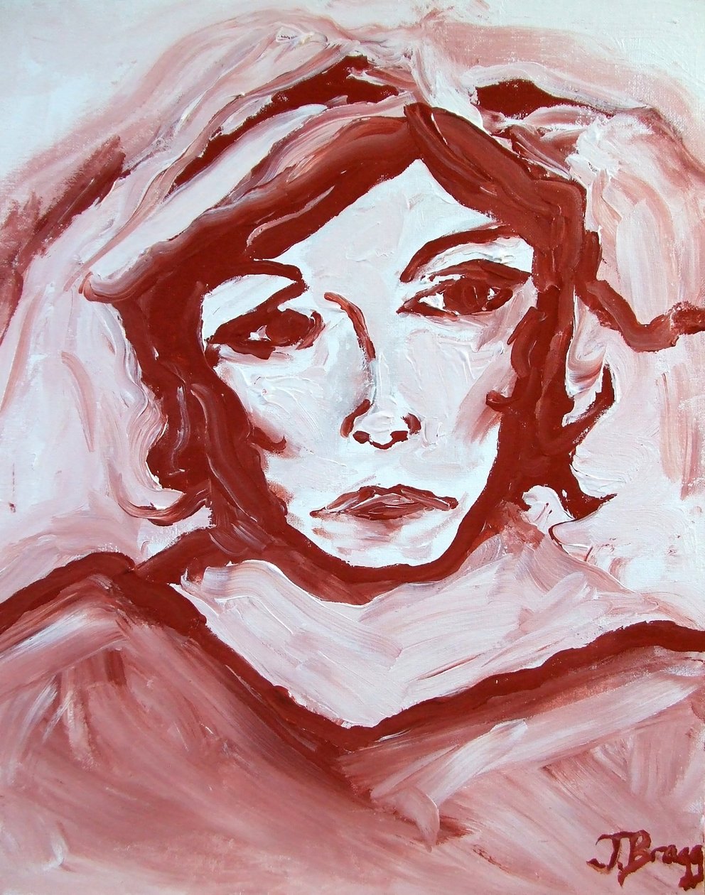 Miss Havisham, 2000 körül (akril, vászon) alkotó: Janel Bragg