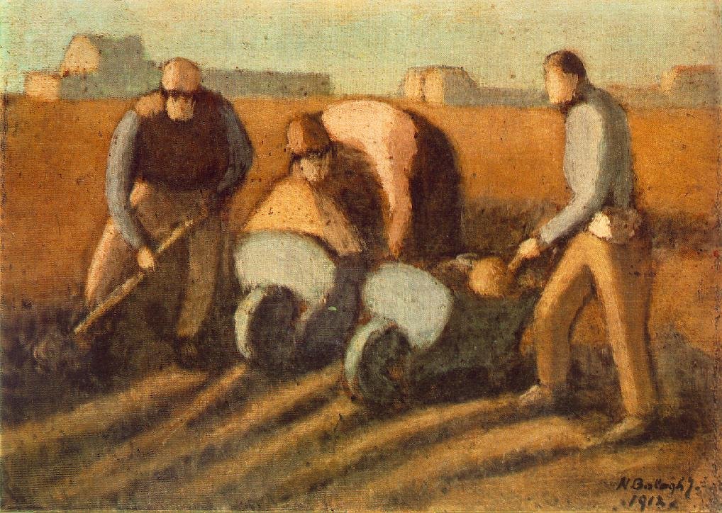 Navvies with Barrow alkotó: Janos Nagy Balogh