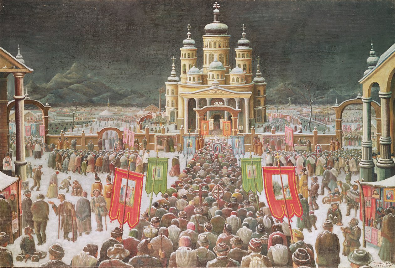 A Nagy Felvonulás alkotó: Janos Gajdos