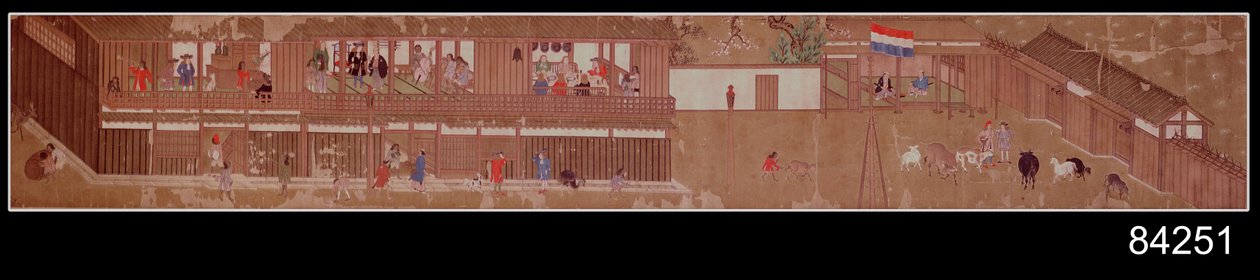 Holland kereskedelmi állomás Japánban alkotó: Japanese School