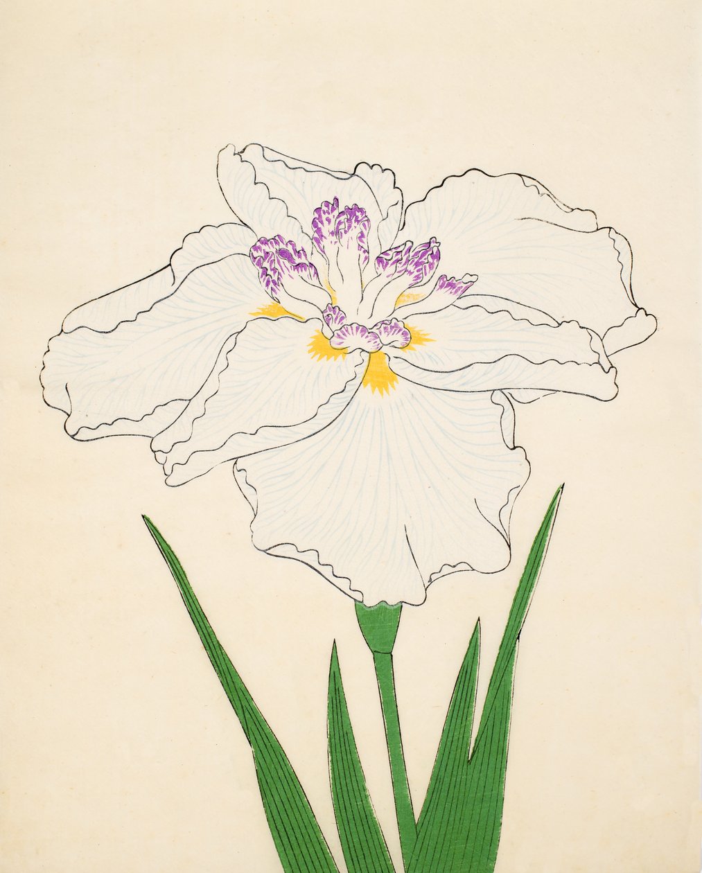 Cho-Hiyen, No. 91, 1890 (színes fatömbnyomat) alkotó: Japanese School